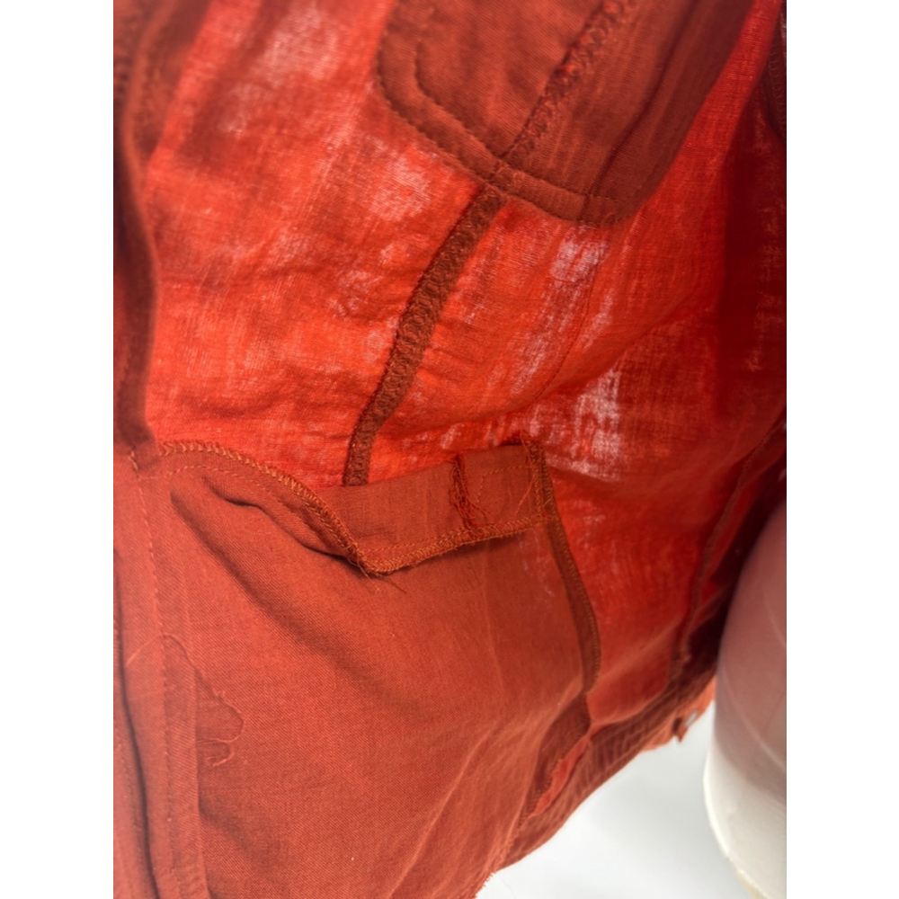 Women's Torrid lightweight gaze utility Jacket Size 1 Burnt Orange - Picture 5 of 9
